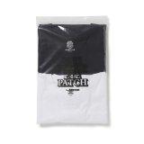 BLACK EYE PATCH (2 PACK CREW NECK TEE) WHT & BLK