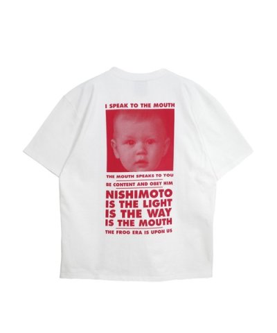 画像2: NISHIMOTO IS THE MOUTH (CLASSIC ONE POINT S/S TEE) WHT-RED