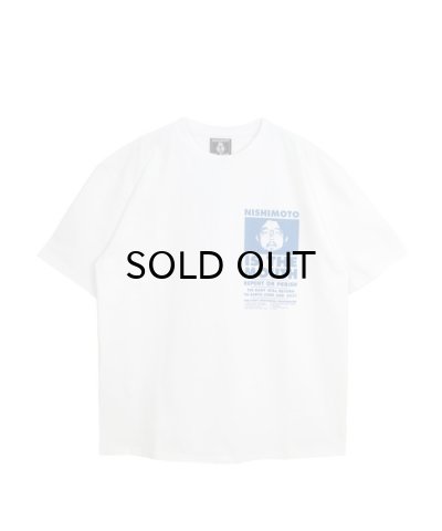 画像1: NISHIMOTO IS THE MOUTH (CLASSIC ONE POINT S/S TEE) WHT-BLUE