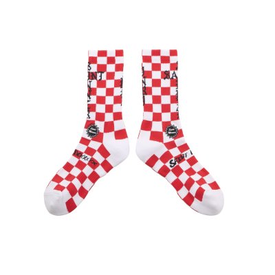 画像1: SAINT Mxxxxxx (SOCKS_SINNER) WHT-RED