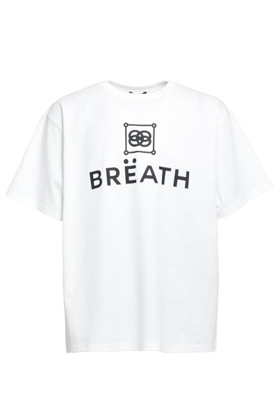 画像1: BREATH (CREST LOGO TEE) WHITE