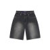 画像2: BLACK EYE PATCH (OG DRAGON BAGGY DENIM SHORTS) BLACK (2)