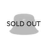 BLACK EYE PATCH (SMALL HWC DAMAGED BUCKET HAT) BLACK