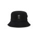 画像1: BLACK EYE PATCH (SMALL HWC DAMAGED BUCKET HAT) BLACK (1)