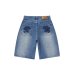 画像1: BLACK EYE PATCH (OG DRAGON BAGGY DENIM SHORTS) INDIGO (1)