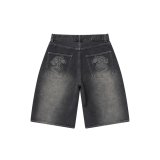BLACK EYE PATCH (OG DRAGON BAGGY DENIM SHORTS) BLACK