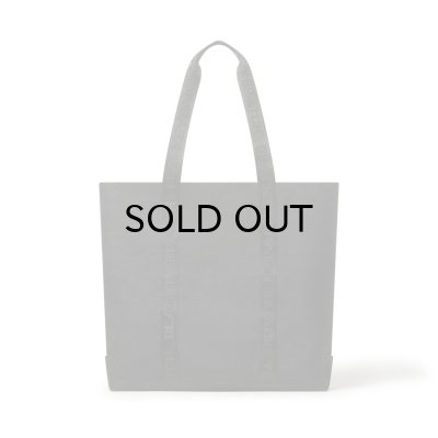 画像2: BLACK EYE PATCH (JACQUARD TAPED TOTE BAG) BLACK