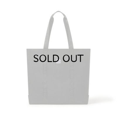 画像1: BLACK EYE PATCH (JACQUARD TAPED TOTE BAG) BLACK