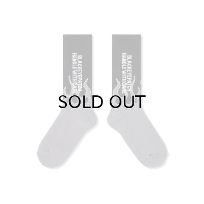 画像2: BLACK EYE PATCH (HWC FLAMES SOCKS) BLACK