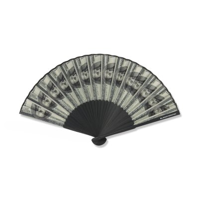 画像1: BLACK EYE PATCH (HUNDRED BILLS HAND FAN) MULTI