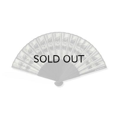 画像1: BLACK EYE PATCH (HUNDRED BILLS HAND FAN) MULTI