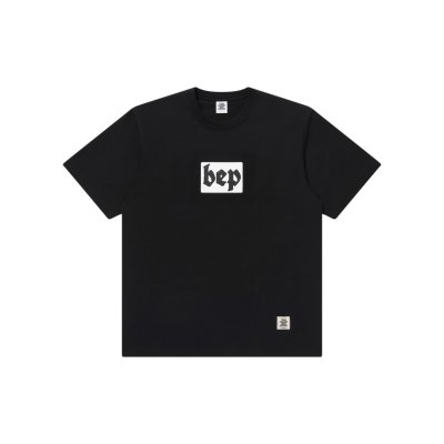 画像1: BLACK EYE PATCH (PROTOTYPE LABEL TEE) BLACK