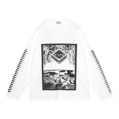 画像1: C.E (CENTURY CAMEO LONG SLEEVE T) WHITE