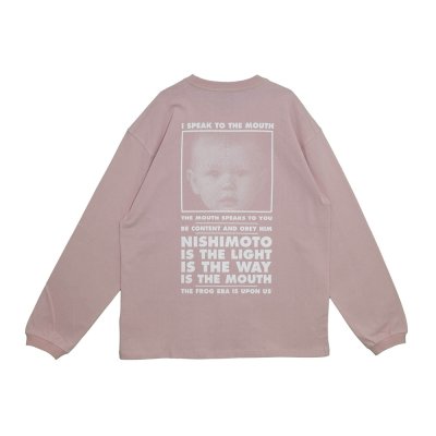 画像2: NISHIMOTO IS THE MOUTH (L/S TEE) SMOKE PINK