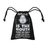 NISHIMOTO IS THE MOUTH (BIG DRAWSTRING BAG) BLACK