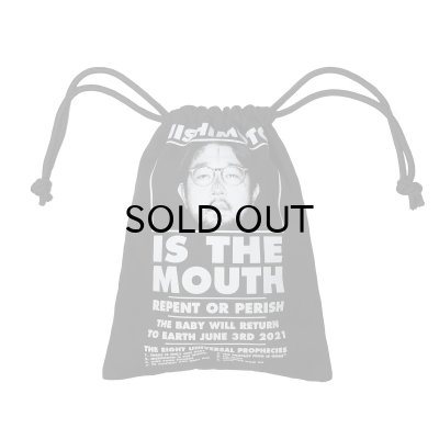 画像1: NISHIMOTO IS THE MOUTH (BIG DRAWSTRING BAG) BLACK