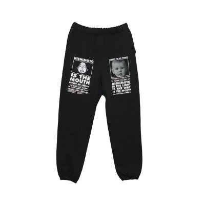 画像1: NISHIMOTO IS THE MOUTH (SWEAT PANTS) BLACK