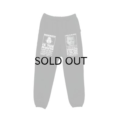 画像1: NISHIMOTO IS THE MOUTH (SWEAT PANTS) BLACK