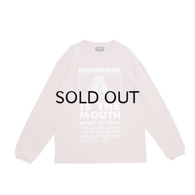 画像1: NISHIMOTO IS THE MOUTH (L/S TEE) SMOKE PINK