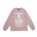 画像1: NISHIMOTO IS THE MOUTH (L/S TEE) SMOKE PINK (1)