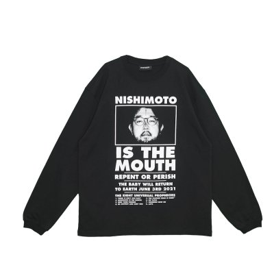 画像1: NISHIMOTO IS THE MOUTH (L/S TEE) BLACK