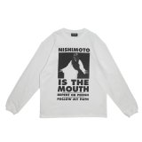 NISHIMOTO IS THE MOUTH (L/S TEE) WHITE