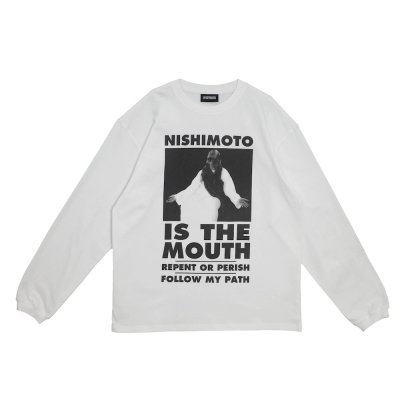 画像1: NISHIMOTO IS THE MOUTH (L/S TEE) WHITE