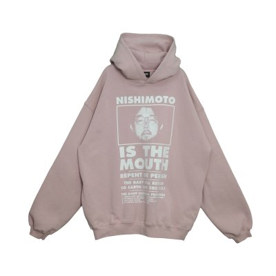 画像1: NISHIMOTO IS THE MOUTH (SWEAT HOODIE) SMOKE PINK