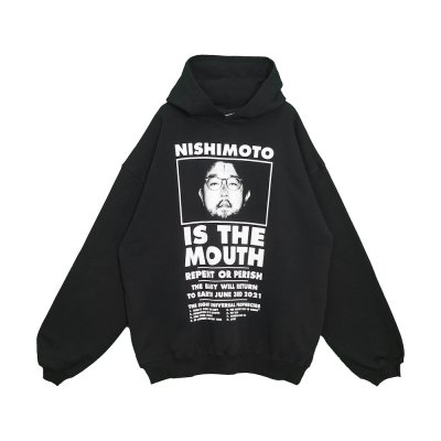 画像1: NISHIMOTO IS THE MOUTH (SWEAT HOODIE) BLACK