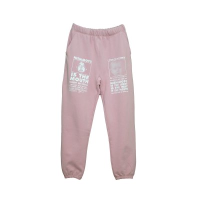 画像1: NISHIMOTO IS THE MOUTH (SWEAT PANTS) SMOKE PINK