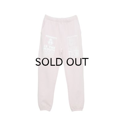 画像1: NISHIMOTO IS THE MOUTH (SWEAT PANTS) SMOKE PINK