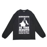 NISHIMOTO IS THE MOUTH (L/S TEE) BLACK