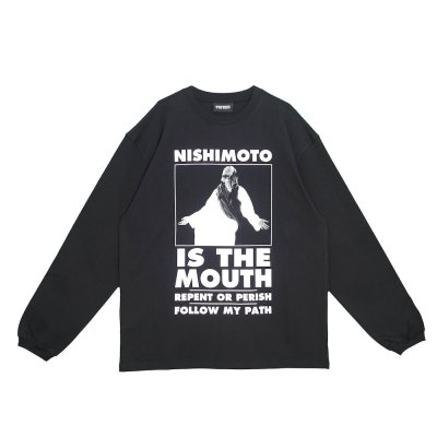 画像1: NISHIMOTO IS THE MOUTH (L/S TEE) BLACK