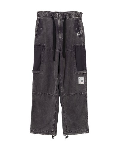 画像1: Maison MIHARA YASUHIRO (Cotton Satin Cargo Pants) BLACK