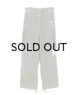 Maison MIHARA YASUHIRO (Cotton Satin Cargo Pants) DARK GREEN