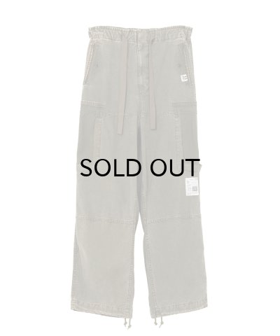画像1: Maison MIHARA YASUHIRO (Cotton Satin Cargo Pants) DARK GREEN