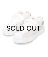 Maison MIHARA YASUHIRO ("BLAKEY PUFFER" OG SOLE MONSTER LEATHER LOW-TOP SNEAKER) WHITE