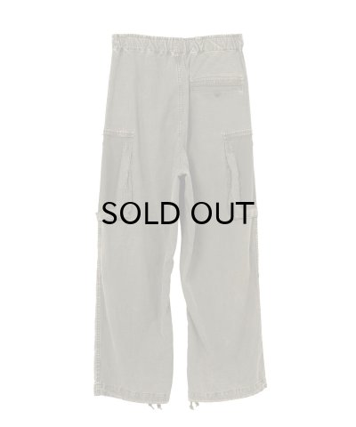 画像2: Maison MIHARA YASUHIRO (Cotton Satin Cargo Pants) DARK GREEN