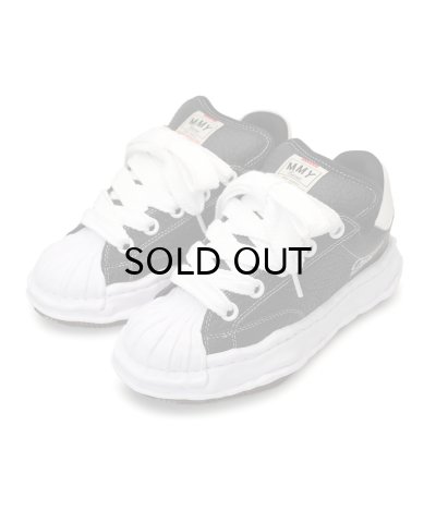 画像1: Maison MIHARA YASUHIRO ("BLAKEY PUFFER" OG SOLE MONSTER LEATHER LOW-TOP SNEAKER) BLACK