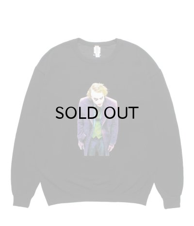 画像1: WACKO MARIA ("THE DARK KNIGHT TRILOGY" CREW NECK SWEAT SHIRT TYPE 1) BLACK