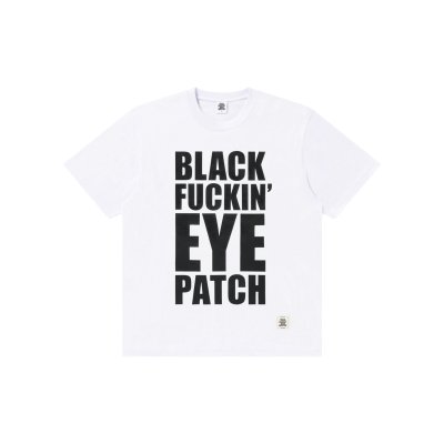 画像1: BLACK EYE PATCH (BFEP TEE) WHITE