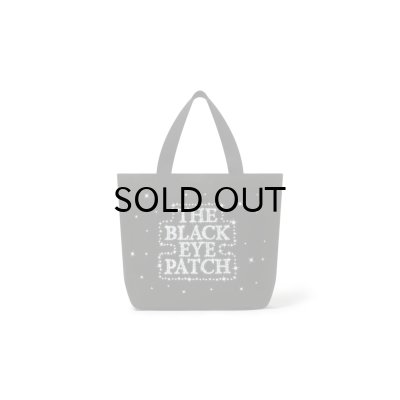 画像1: BLACK EYE PATCH (SHINING OG LABEL TOTE BAG MEDIUM) BLACK