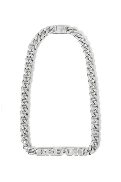 画像1: BREATH (BREATH ZIRCONIA CHAIN NECKLACE) SILVER