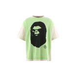 SAINT Mxxxxxx (BAPE_SS TEE_HANDPRINT) WHT-GRN