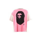 SAINT Mxxxxxx (BAPE_SS TEE_HANDPRINT) WHT-PNK
