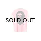 SAINT Mxxxxxx (BAPE_SS TEE_HANDPRINT) WHT-PNK