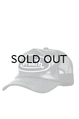 BREATH (FAUX SNAKE LEATHER CAP) BLACK