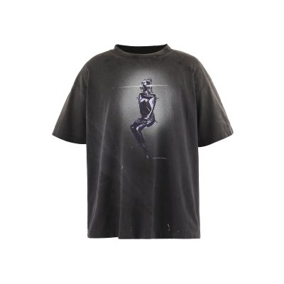 画像1: SAINT Mxxxxxx (SRYM_SS TEE_MASK) BLACK