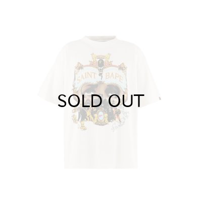 画像1: SAINT Mxxxxxx (BAPE_SS TEE_GENERATION) WHITE