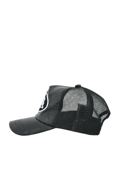 画像3: BREATH (FAUX SNAKE LEATHER CAP) BLACK